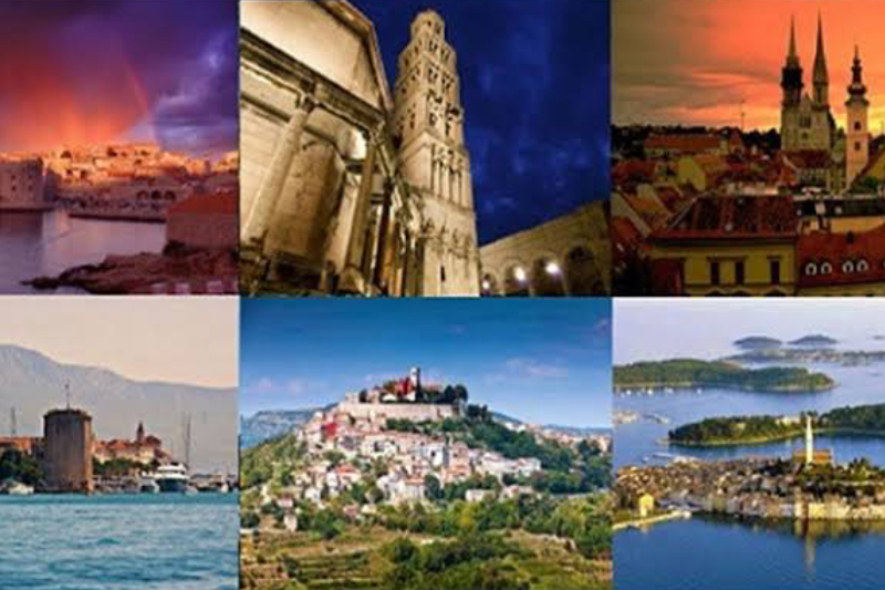 Multiple Images Of Tourist Spots In Pula Region